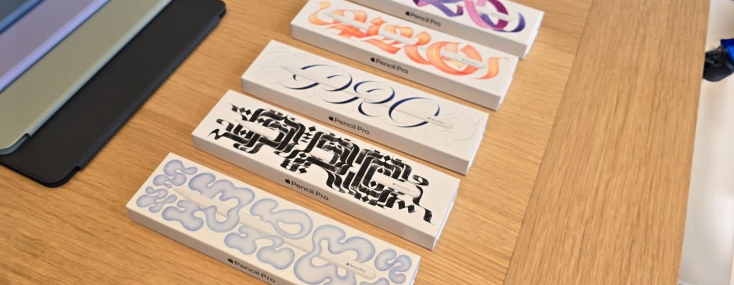 Apple создала пять различных дизайнов для коробки Apple Pencil Pro