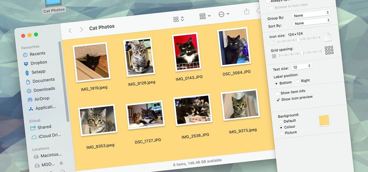 Как изменить фон папок Finder на Mac? Как изменить фон папок Finder на Mac?
