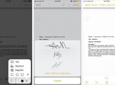 Как на iPhone подписывать документы, фото или PDF-файлы