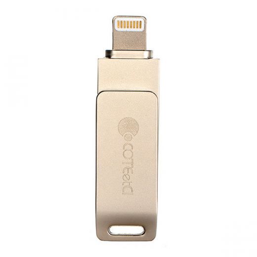 Флешка COTEetCI 16Gb Gold для iPhone, iPad