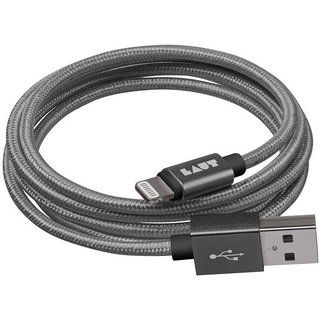 Кабель LAUT USB Cable to Lightning 1.2m Gun Metall (LAUT_LKM_LTN1.2_GM)