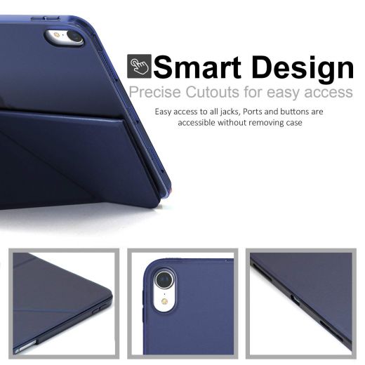 Чохол Khomo Origami Dual Case Cover Navy Blue для Apple iPad Pro 11" (2018)