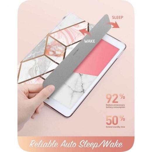 Чехол i-Blason Cosmo Case Marble Pink для iPad 10.2 (2019 | 2020 | 2021)