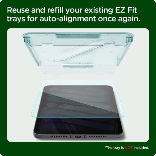 Захисне скло Spigen Tempered Glass Screen Protector Refills [GlasTR EZ FIT Refills] для iPad mini 6 (B09T5WVSJB)