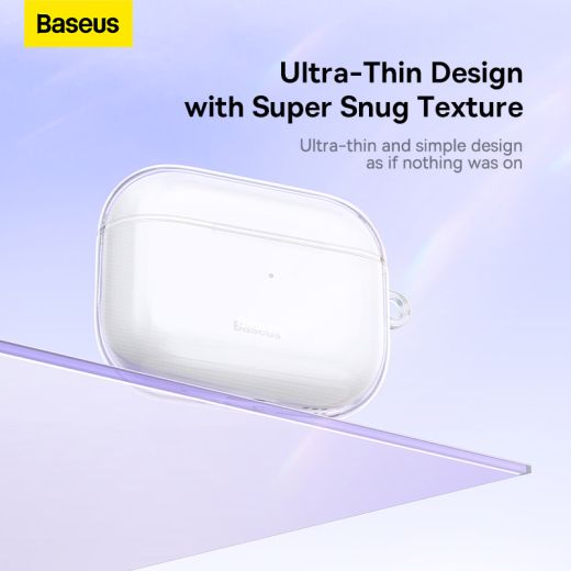 Прозрачный силиконовый чехол Baseus Crystal Series Protective Case Clear для Apple AirPods 3 (ARAP000000)