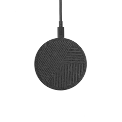 Беспроводная зарядка Native Union Drop Wireless Charger Fabric Slate (DROP-GRY-FB-V2)