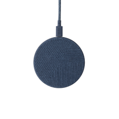Беспроводная зарядка Native Union Drop Wireless Charger Fabric Indigo (DROP-IND-FB-V2)