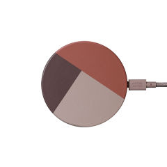 Бездротова зарядка Native Union Drop Marquetry Wireless Charger Rose (DROP-ROSE-MARQ-V2)