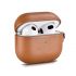 Шкіряний чохол i-Carer PU Leather Case with Wrist Strap Brown для AirPods 3