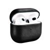 Кожаный чехол i-Carer Genuine Leather Case with Wrist Strap Black для AirPods 3