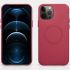 Кожаный чехол i-Carer Red для iPhone 12 mini Кожаный чехол i-Carer Red для iPhone 12 mini