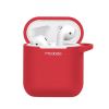 Чохол McDodo Protective Red с карабином для AirPods