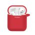 Чохол McDodo Protective Red с карабином для AirPods Чохол McDodo Protective Red с карабином для AirPods