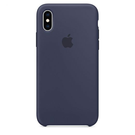 Чохол CasePro Silicone Case Midnight Blue для iPhone XS
