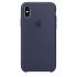 Чохол CasePro Silicone Case Midnight Blue для iPhone XS