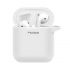 Чохол McDodo Protective White с карабином для AirPods Чохол McDodo Protective White с карабином для AirPods