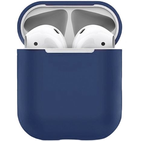 Чехол Ultra Thin Silicone Midnight Blue для AirPods 1/2