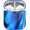 Чехол Ultra Thin Silicone Camouflage Blue для AirPods 1/2