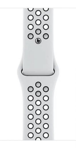 Apple Watch Nike SE GPS 44mm Silver Aluminum Case w. Pure Platinum/Black Nike Sport B. (MYYH2)