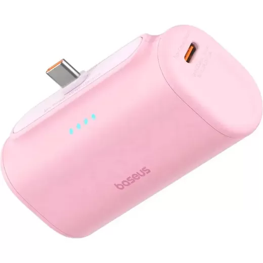 Повербанк Baseus Compact Fast Charging Power Bank Type-C Edition 5000mAh 20W Pink (P10068306413-00)