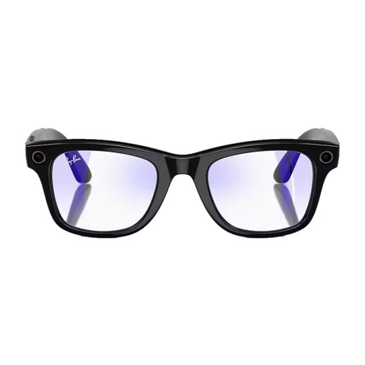 Розумні окуляри з камерою Ray-Ban Meta Wayfarer Shiny Black | Clear Transitions®