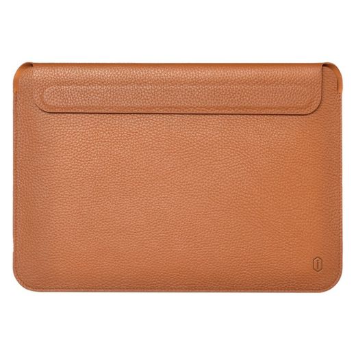 Чохол з натуральної шкіри WIWU Skin Pro Geniunie Leather Sleeve Series Brown для MacBook Pro 14" M1 | M2 | M3 | M4 (2021 | 2022 | 2023 | 2024)