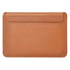 Чехол из натуральной кожи WIWU Skin Pro Geniunie Leather Sleeve Series Brown для MacBook Pro 16" (2021 | 2022 | 2023  M1 | M2 | M3 Air 15" M2 | M3 (2023 | 2024)