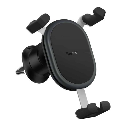 Держатель для телефонов в автомобиль Baseus Stable Gravitational Car Mount (Air Outlet version) Black (SUWX000001)