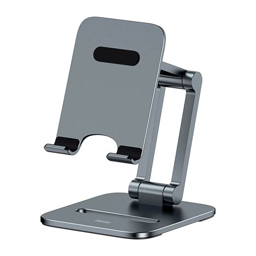 Подставка для телефона Baseus Desktop Biaxial Foldable Grey (LUSZ000013)