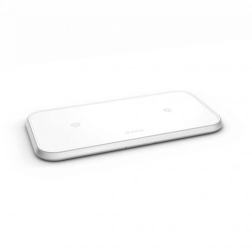 Беспроводная зарядка Zens Dual Aluminium Wireless Charger 10W White (ZEDC04W/00)