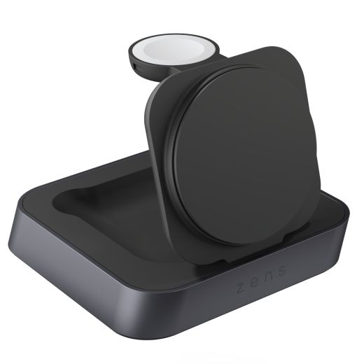 Беспроводная зарядка Zens Nightstand Charger Pro 2 (2 в 1) Qi2 15W Black (ZEDC28B/00)