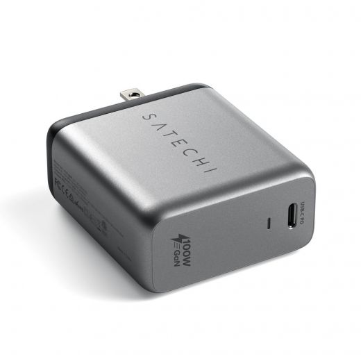 Быстрая зарядка Satechi 100W USB-C Gan PD Wall Charger (ST-UC100WSM-EU)