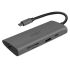 Адаптер WIWU Alpha 831HRT 8-in-1 USB-C to 3xUSB3.0 | HDMI | RJ45 | USB-C | SD | Micro SD Grey Адаптер WIWU Alpha 831HRT 8-in-1 USB-C to 3xUSB3.0 | HDMI | RJ45 | USB-C | SD | Micro SD Grey