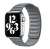 Кожаный ремешок CasePro Leather Link Size M | L Magnetic Grey для Apple Watch 45mm | 44mm | 42mm