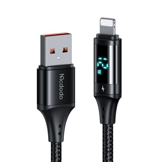 Кабель с дисплеем Mcdodo Digital HD 12W Lightning Data Cable 1.2m (CA-106)