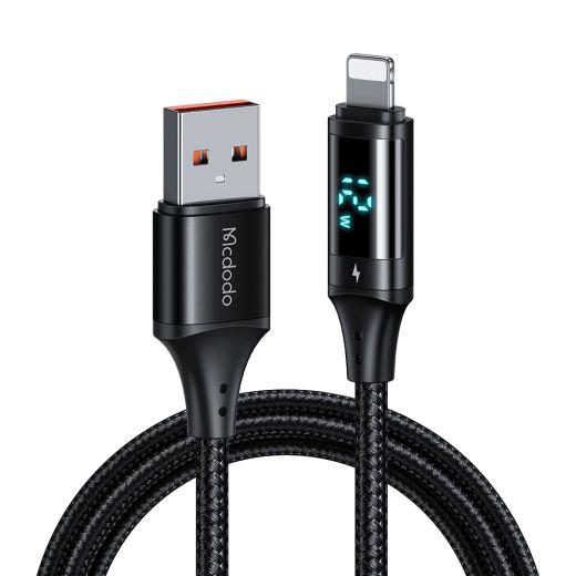 Кабель з дисплеєм Mcdodo Digital HD 12W Lightning Data Cable 1.2m (CA-106)