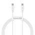 Кабель Baseus Superior Series2 Fast Charging Cable Type-C to Type-C 100W 2м White (P10365200211-04) Кабель Baseus Superior Series2 Fast Charging Cable Type-C to Type-C 100W 2м White (P10365200211-04)