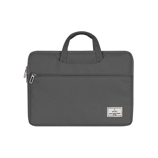 Чехол-сумка WIWU Vivi Laptop Handbag Series Grey для MacBook Pro 14" M1 | M2 | M3 | M4 (2021 | 2023 | 2024) | Air 13.6" M4 | M3 | M2 (2025 | 2024 | 2022)