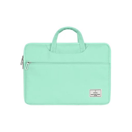 Чехол-сумка WIWU Vivi Laptop Handbag Series Green для MacBook Pro 14" M1 | M2 | M3 | M4 (2021 | 2023 | 2024) | Air 13.6" M4 | M3 | M2 (2025 | 2024 | 2022)