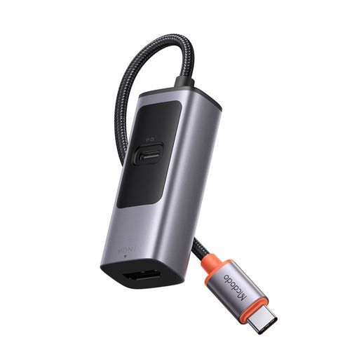 Переходник McDodo 2 в 1 USB-C to HDMI 8K/USB-C 100w (HU-1130)