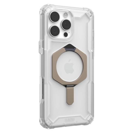 Протиударний чохол UAG Plasma XTE Magsafe Clear/Titanium для iPhone 16 Pro Max (114475114G36)