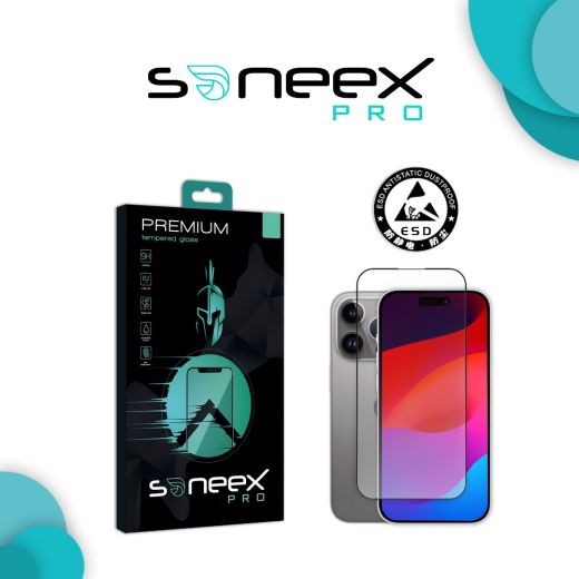 Захисне скло Soneex Pro Premium 3D Screen 0.26mm для iPhone 15 Pro