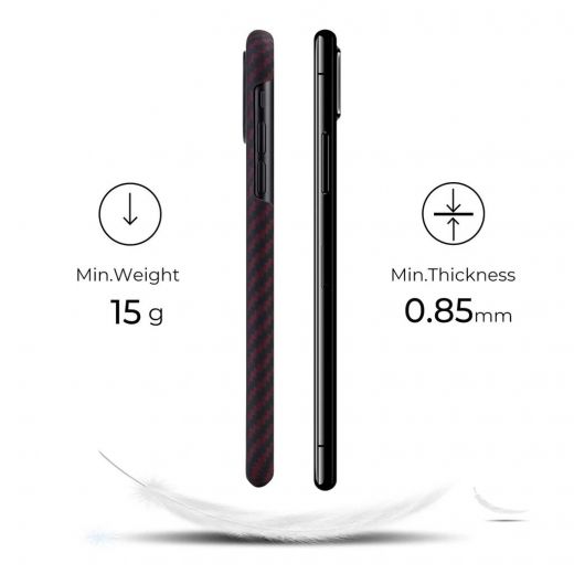 Чохол Pitaka MagCase Black/Red (KI1103R) для iPhone 11