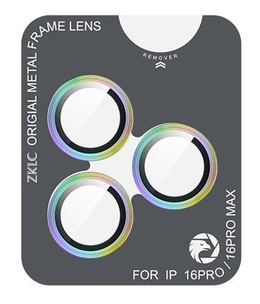 Защитное стекло для камеры ZK Lens Protection Glass Rainbow для iPhone 16 Pro | 16 Pro Max