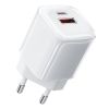 Швидка зарядка WIWU [Wi-U018] Jello GaN Fast Charger QC+PD 35W White