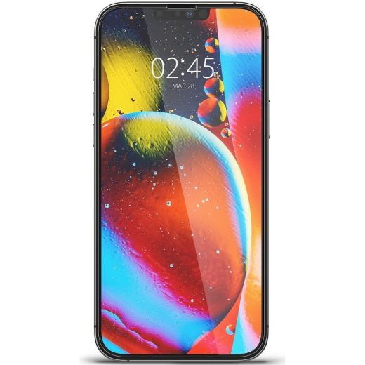 Захисне скло Spigen tR Slim FCHD Black для iPhone 14 | 13 | 13 Pro (AGL03392)