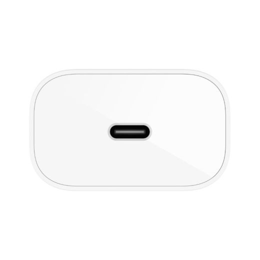 Быстрая зарядка Belkin Home Charger 25W USB-C PD White (WCA004VFWH)