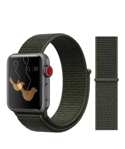 Ремінець CasePro Sport Loop Forest Green для Apple Watch 45mm | 44mm | 42mm