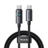 Кабель Mcdodo [CA-5610] Horizontal LED Display Data Cable USB-C to USB-C 100W 1.2м Black