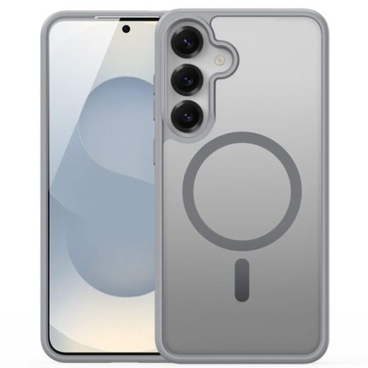 Чехол Dux Ducis Magnetic Yind Series Grey для Samsung Galaxy S25